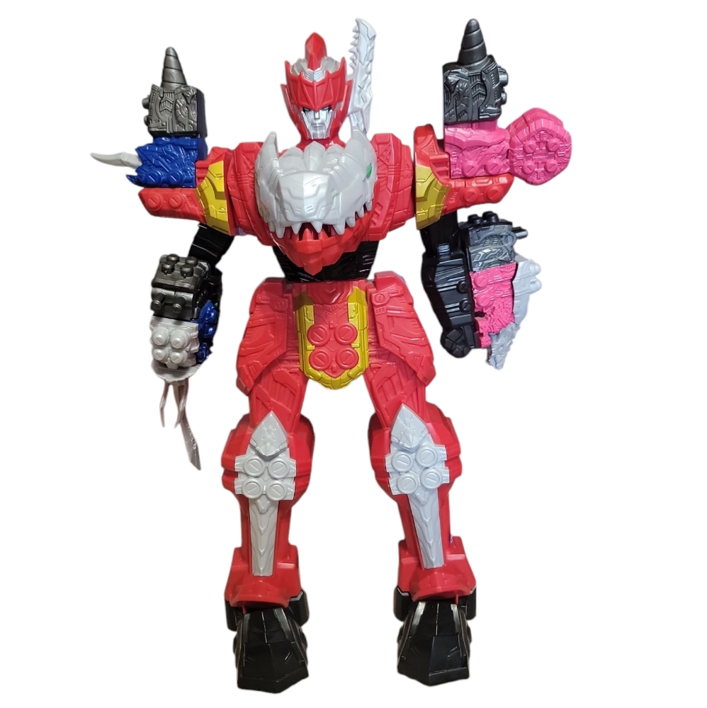 Large Hasbro Mighty Morphin Power Rangers Super DINO MEGAZORD 20in Tall